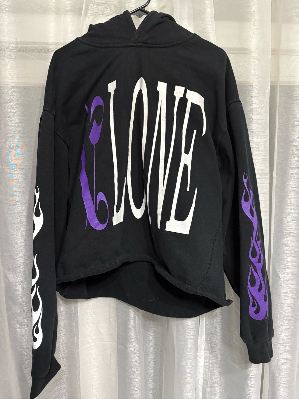 Vlone X Palm Angels Hoodie Size L